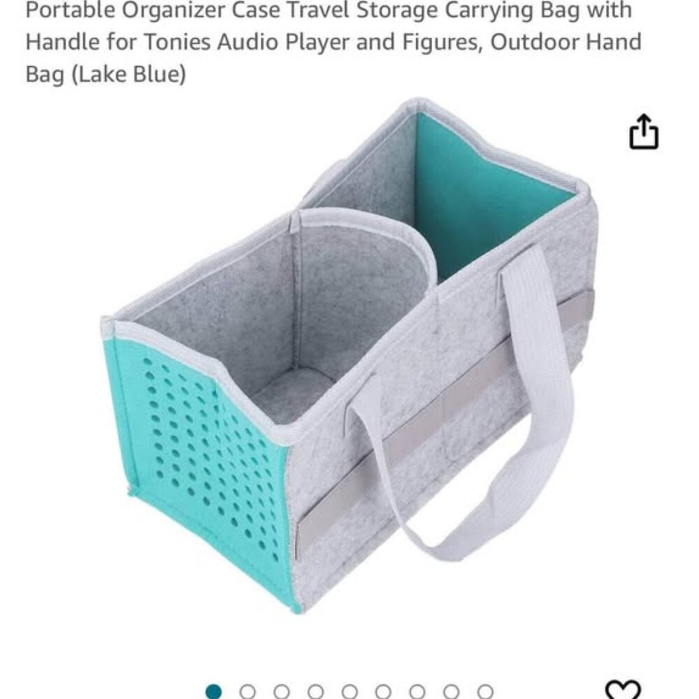 Carrying Case Storage Bag for tonies audio player and figures